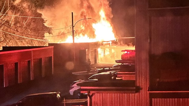 Incendie majeur à Témiscouata-sur-le-Lac