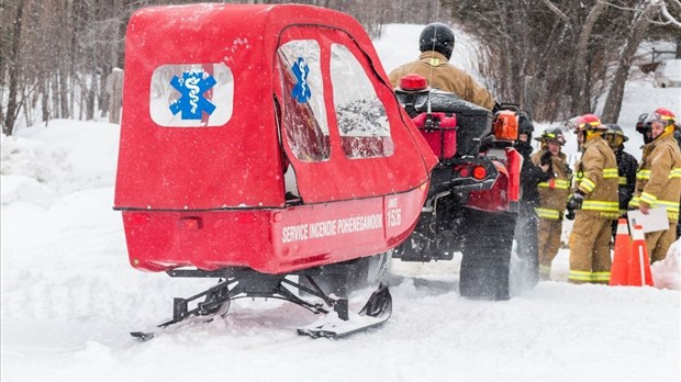 Les pompiers de Rivière-Bleue retrouvent un quadiste perdu en forêt