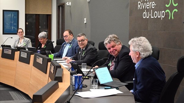 Conseil municipal de Rivière-du-Loup en bref