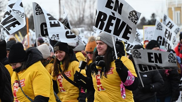 La grève des éducatrices se poursuit dans les CPE