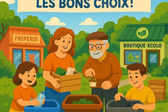 Une foule de services pour faire le bon geste de tri