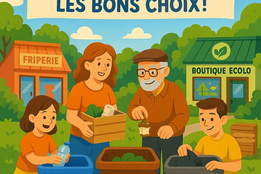 Une foule de services pour faire le bon geste de tri
