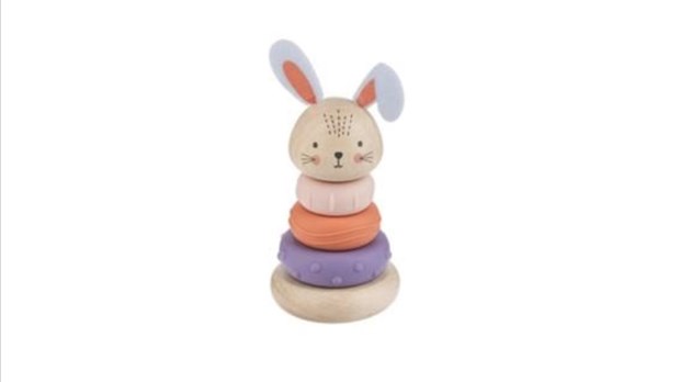 Rappel d’un empileur lapin en bois