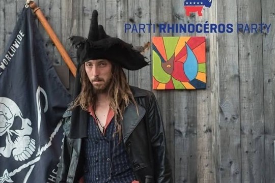Le candidat du Parti rhinocéros Thibaud Mony accusé au criminel