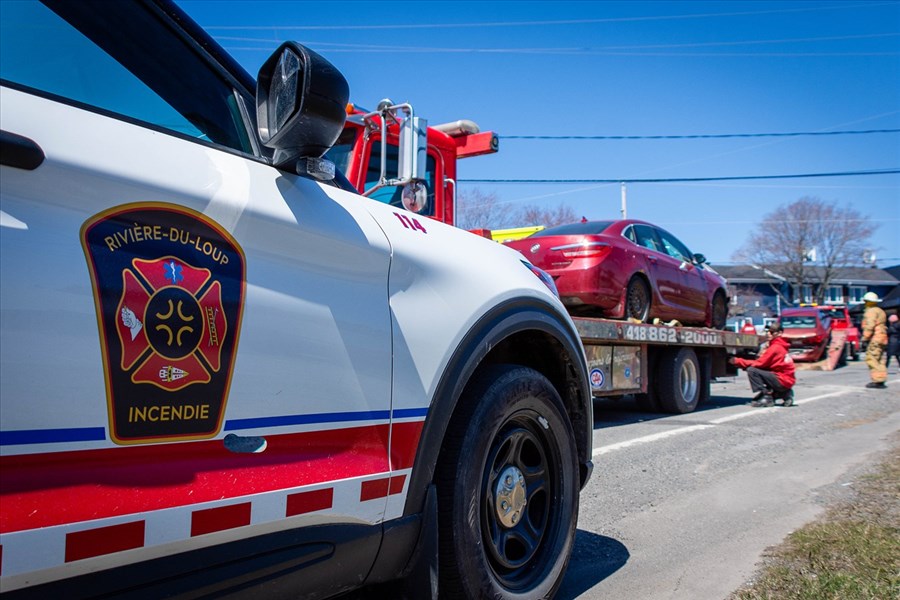 Collision sur le boulevard Cartier à Rivière-du-Loup 
