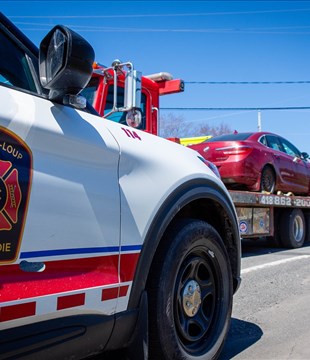Collision sur le boulevard Cartier à Rivière-du-Loup 