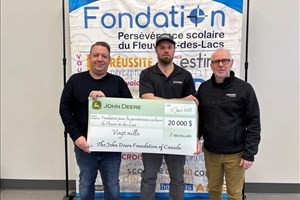 Un don de 20 000 $ à la Fondation pour la persévérance scolaire du CSSFL