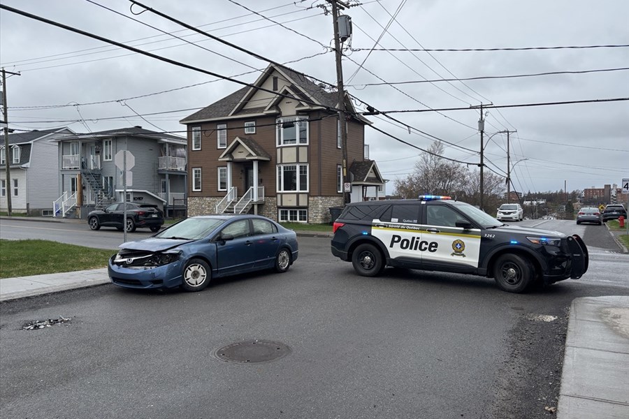 Collision à Rivière-du-Loup