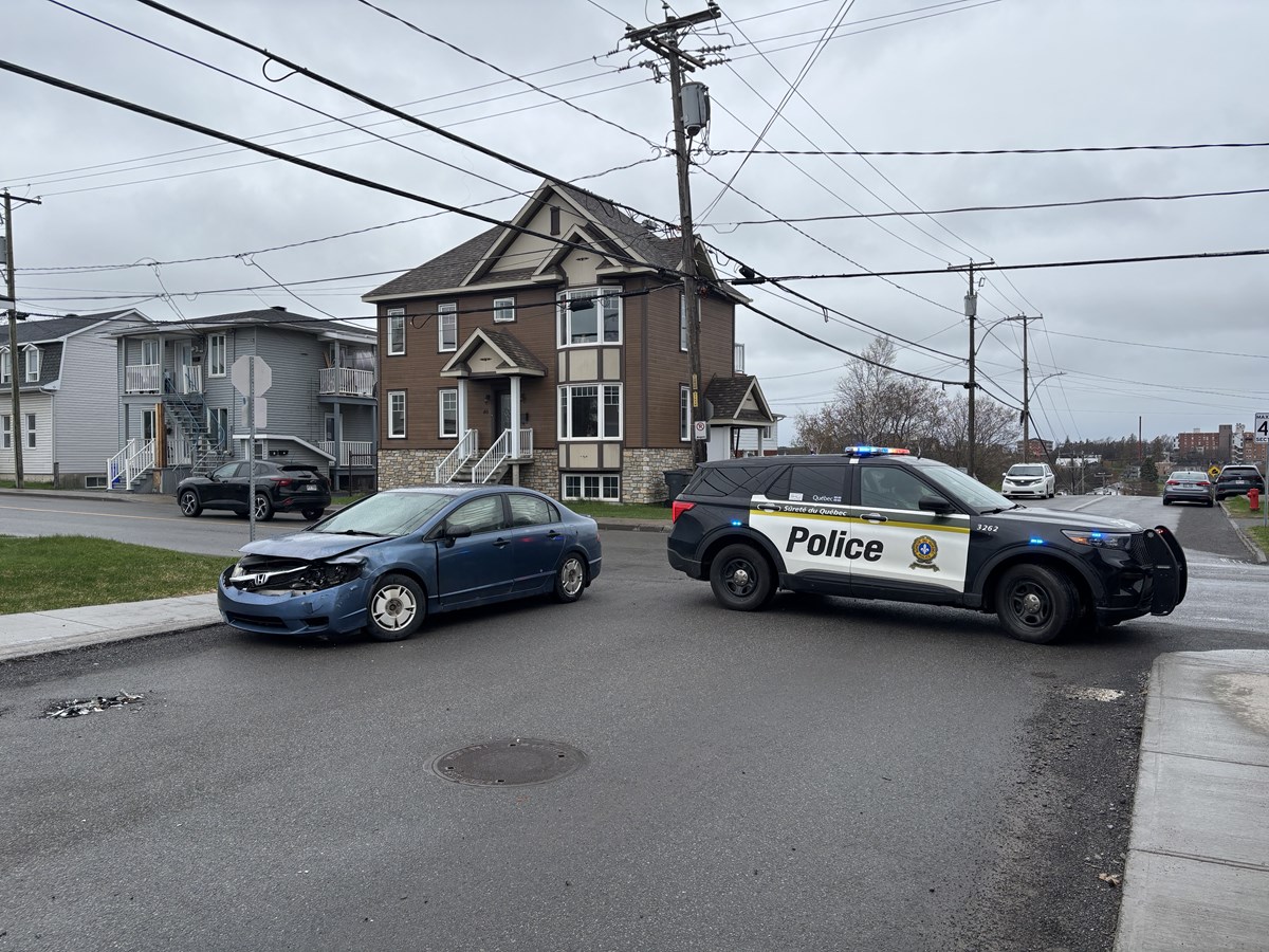 Collision à Rivière-du-Loup