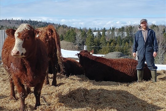 Le Carrefour jeunesse-emploi de Témiscouata présente Tommy Robichaud, de la Ferme Tommy Robichaud