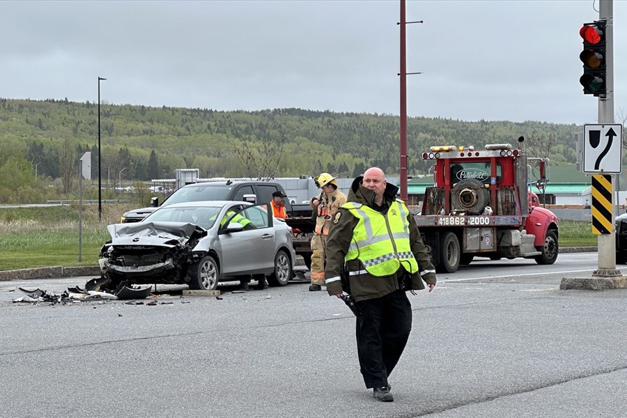 Violente collision à Rivière-du-Loup