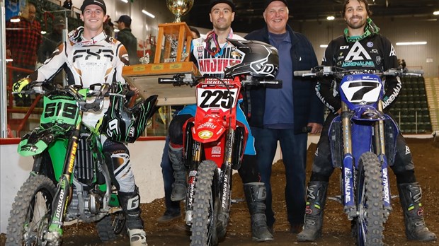 Motocross : Lefrançois l’emporte devant Cartwright et Tremblay 