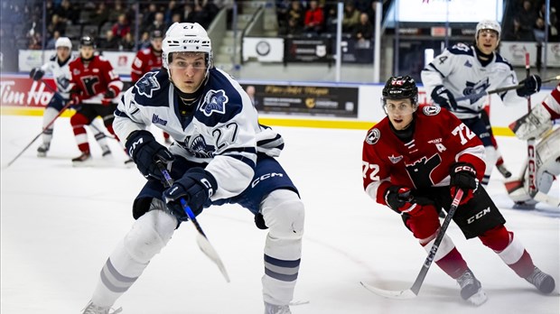 Un match Océanic-Remparts à Rivière-du-Loup le 6 septembre 