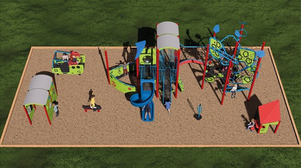 Rivière-du-Loup dévoile le nouveau module de jeux de la Pointe 