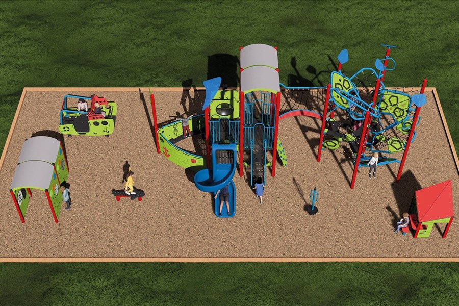 Rivière-du-Loup dévoile le nouveau module de jeux de la Pointe 