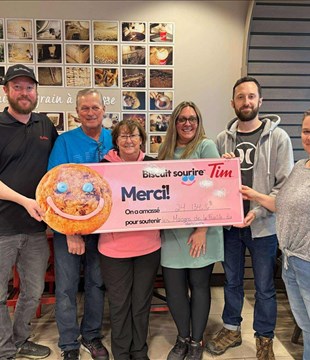 Plus de 24 000 $ pour la campagne Biscuit Sourire au Témiscouata 