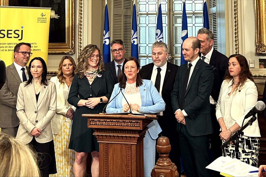 Un legs à la jeunesse pour la députée Amélie Dionne 