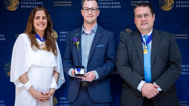 Une grande distinction pour l’enseignant louperivois Mathieu Mercier 