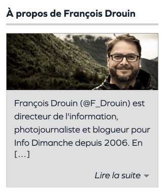 Blogue Francois Drouin